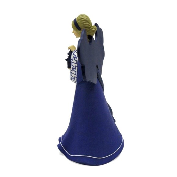 Hamilton Collection BLUE WILLOW Wishes of Grace for a palace Angel Figurine - Picture 9 of 11